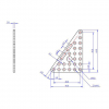 Треугольная пластина из анодированного алюминия Triangle Plate 6*8 (Pair) - «globural.ru» - Тольятти