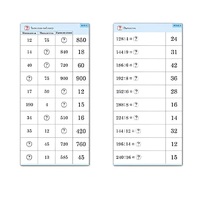 Комплект карточек (10) "Обучающий калейдоскоп. Умножение и деление в два шага" - «globural.ru» - Тольятти