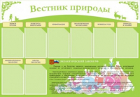 Стенд "Вестник природы" (вариант 4) - «globural.ru» - Тольятти