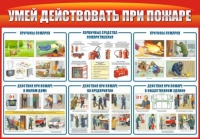 Стенд "Умей действовать при пожаре" - «globural.ru» - Тольятти