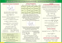 Таблица Дифференциальное исчисление 1000*1400 винил - «globural.ru» - Тольятти