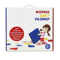 Подвижная развивающая игра "Форма, цвет, размер" - «globural.ru» - Тольятти