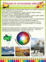 Стенд "Теплые и холодные цвета" - «globural.ru» - Тольятти