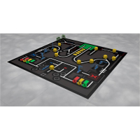 Соревновательное поле с элементами MakeX Stater Arenas Kit - «globural.ru» - Тольятти