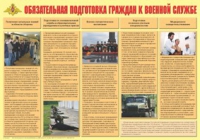 Плакат "Обязательная подготовка граждан к военной службе" - «globural.ru» - Тольятти