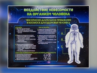 Стенд "Воздействие невесомости на организм человека" - «globural.ru» - Тольятти