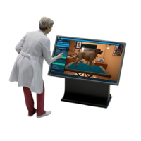 Виртуальный учебный комплекс «Процедурный тренажер ветеринарного врача». Комплектация интерактивный стол - «globural.ru» - Тольятти