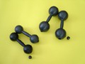 Гантели пластмассовые 0,45 кг с наполнителем - «globural.ru» - Тольятти
