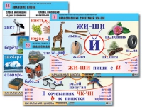 Комплект таблиц для начальной школы "Обучение грамоте. Письмо и развитие речи" - «globural.ru» - Тольятти