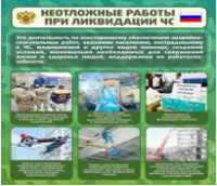 Стенд "Неотложные работы при ликвидации ЧС" - «globural.ru» - Тольятти
