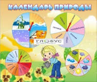 Стенд "Календарь природы" (вариант 1) - «globural.ru» - Тольятти