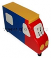 Напольная мягкая игрушка "Грузовик" каталка - «globural.ru» - Тольятти