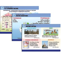 Комплект таблиц для начальной школы "Русский язык. Глагол" - «globural.ru» - Тольятти