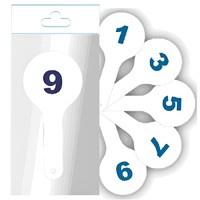 Касса-веер цифр от 0 до 9 - «globural.ru» - Тольятти