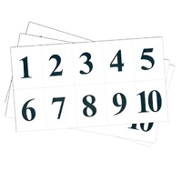 Набор цифр от 1 до 10 (для начальной школы) - «globural.ru» - Тольятти