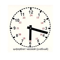 Часовой циферблат раздаточный - «globural.ru» - Тольятти