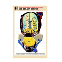 Рельефная таблица "Долька печени. Макро-микростроение" (формат А1, матовое ламинир.) - «globural.ru» - Тольятти