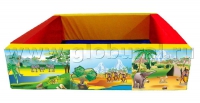 Квадратный сухой бассейн (с шелкографией) - «globural.ru» - Тольятти