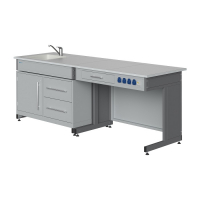 Стол демонстрационный (с раковиной, подводкой и отведением воды, сантехникой, электрическими розетками, автоматами аварийного отключения тока) - «globural.ru» - Тольятти