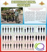 Стенд "Военная форма одежды (герб РФ)" - «globural.ru» - Тольятти