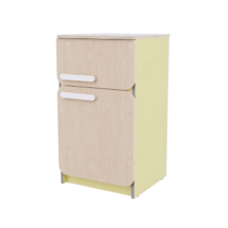 Холодильник из коллекции «НЕГА» (желтый) - «globural.ru» - Тольятти