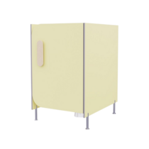 Гигиеническая кабинка из коллекции «НЕГА» (цвет желтый) - «globural.ru» - Тольятти