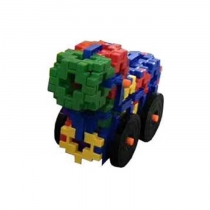 Набор для конструирования «Строительные интерактивные блоки стандарт» Комплект №3 "Машинка с колесами" - «globural.ru» - Тольятти