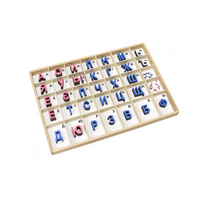 Малый подвижный деревянный алфавит-печатные буквы - «globural.ru» - Тольятти