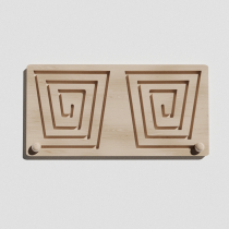 Такт-панель "Лабиринт-трапеция №5" - «globural.ru» - Тольятти