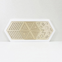 Декоративная тактильная панель - «Рельефные многоугольные формы» - «globural.ru» - Тольятти