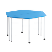 Комплект столов - трапеция (нерегулируемый) на 2 -х колесах - «globural.ru» - Тольятти