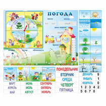 Стенд "Погода" с карманами для вставок - «globural.ru» - Тольятти