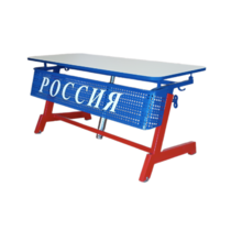 Стол ученический двухместный "Патриот-2п" на газовом лифте (р.гр. № 3-7 и наклоном столешницы ) - «globural.ru» - Тольятти