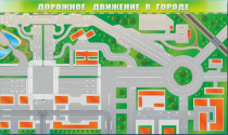 Доска магнитно-маркерная панорамная "Дорожное движение в городе" - «globural.ru» - Тольятти