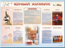 Стенд-уголок "Юный химик" - «globural.ru» - Тольятти