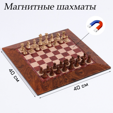 Шахматы магнитные доска и фигуры из пластика - «globural.ru» - Тольятти
