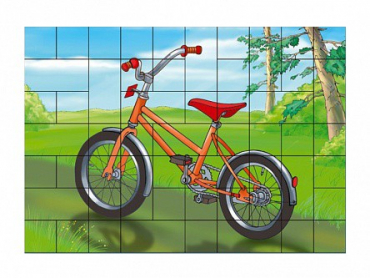 Магниты-пазлы "Велосипед" - «globural.ru» - Тольятти