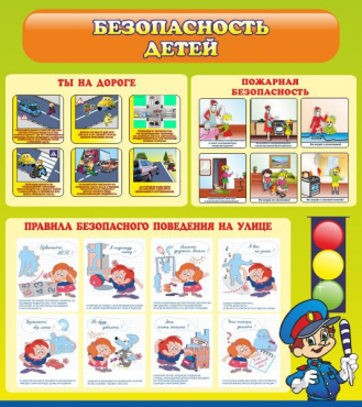 Стенд "Безопасность детей" (вариант 1) - «globural.ru» - Тольятти