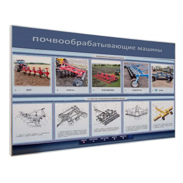 Электрифицированный светодинамический стенд «Почвообрабатывающие машины» - «globural.ru» - Тольятти
