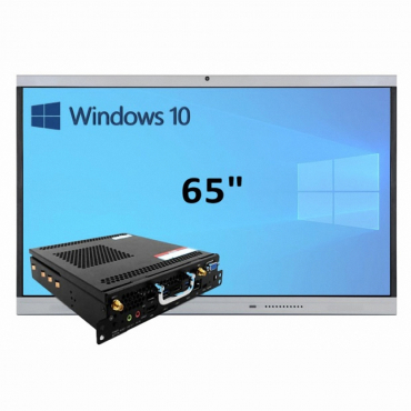 Интерактивная панель 65" (встроенный ПК Win10, Intel i5) - «globural.ru» - Тольятти