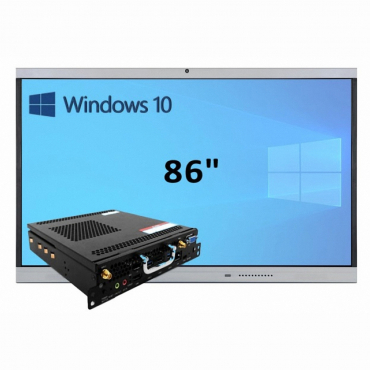 Интерактивная панель 86" (встроенный ПК Win10, Intel i5) - «globural.ru» - Тольятти
