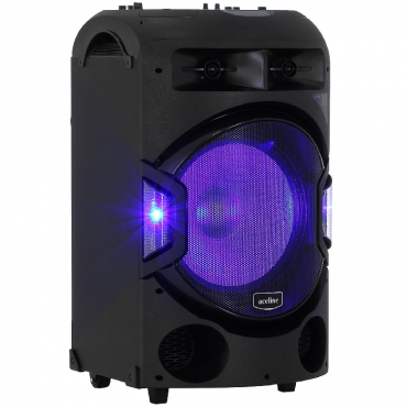 Переносная мобильная акустическая система с возможностью подключения микрофона и проигрывания аудиофайлов с флеш-накопителя мощностью не менее 250 Вт - «globural.ru» - Тольятти